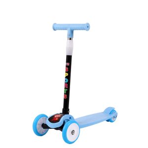 3 Wheel Kick Scooter with Flashing Wheels for Kids Aged 2 to 8