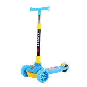 2021 Cheap Price Kids Scooter 3 in 1 Foldable with Flashing Wheels