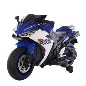 New model Big size rechargeable racing motorcycle for child，R3 style children's electric motorcycle