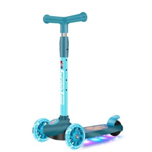 Chinese factory wholesale children's scooters, handlebar 4-speed adjustment, stainless steel tube, PVC flashing wheel 120*20, board with steel bar, one-click disassembly，M9301