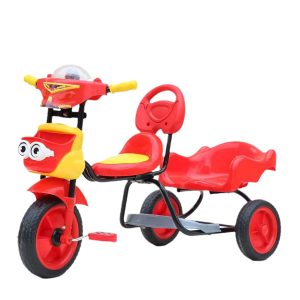 OEM service factory direct sale cheap ride on toy car 3 air wheels children small pedal tricycle bike，C0805