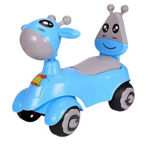 Cartoon appearance Chinese factory children's four-wheel scooters support light and music，M8001