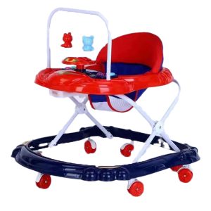 Hot sale China supply new light music universal wheel four-wheel rolling baby walker,M0213