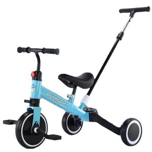Factory wholesale with push handle for kids balance bike and kids tricycle and kids walker, 3 in 1 kids stroller,C4004