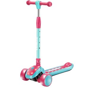 Wholesale new kids scooter light music one key folding scooter,M50