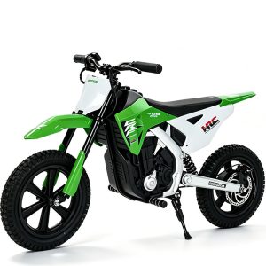 Green HRC Honda Kids Ride On Electric Dirt Bike Factory Supply
